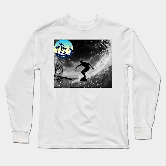 surfing  lover Long Sleeve T-Shirt by ayoubShoop